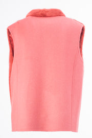 Mink with wool Vest