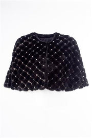 Mink embellished Cape