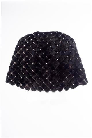 Mink embellished Cape
