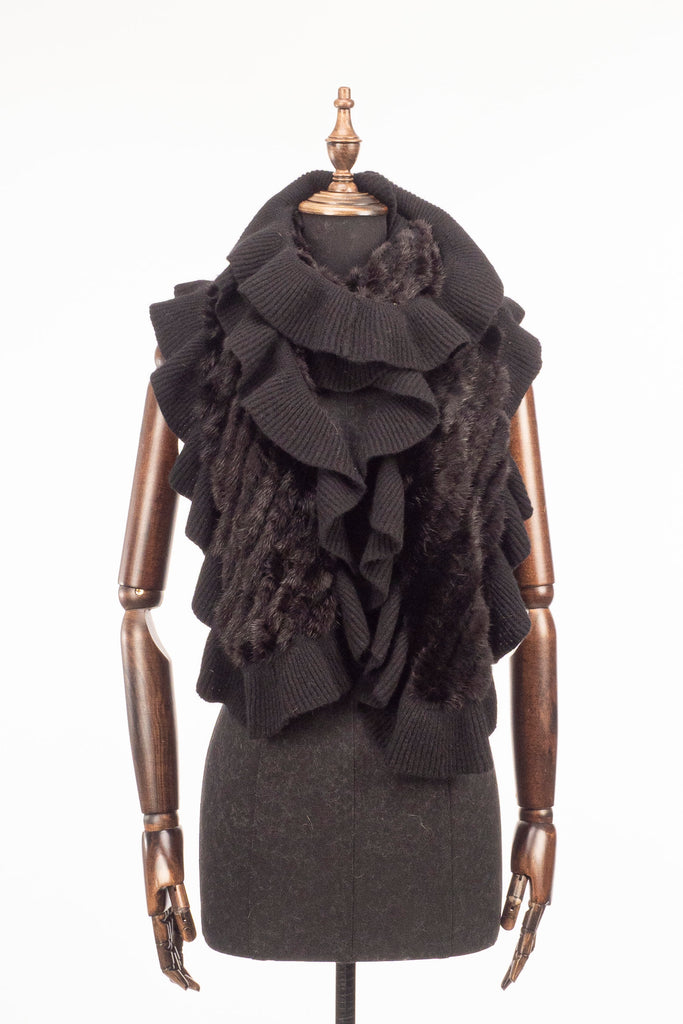 Mink Cashmere Muffler – SYMETRIE