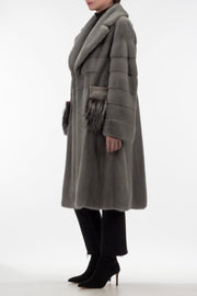 Mink Coat With Fox Patch Pocket