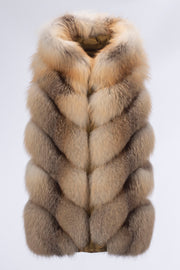 Fox Vest with Goose Down